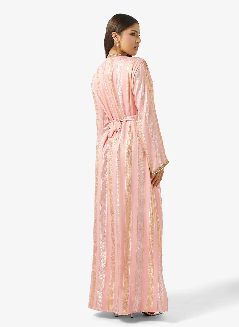 ARABIAN CLOSET LADIES ABAYA 2 PIECE WITH BELT